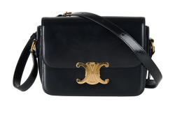 Teen Triomphe Bag, Calfskin, Black, F-CE-1252, DB, E, 3*